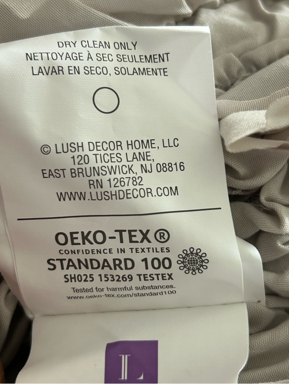 Lush Décor Serena Comforter Set King 3PC Light Gray Floral Textured New With Tag - Picture 10 of 11